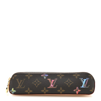 LOUIS VUITTON Monogram Art And Craft Elizabeth Pencil Pouch Multicolor