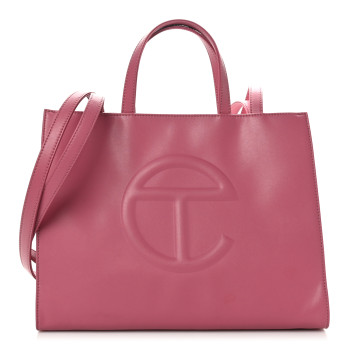 TELFAR Vegan Leather Medium Shopping Bag Corned Beef