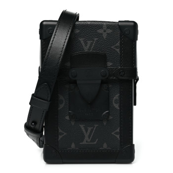 LOUIS VUITTON Monogram Eclipse Vertical Trunk Wearable Wallet Black