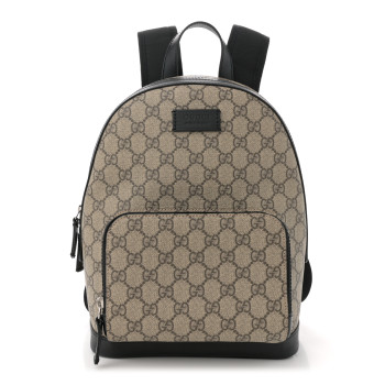 GUCCI GG Supreme Monogram Small Eden Day Backpack Black