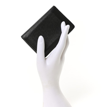 LOUIS VUITTON Taiga Pocket Organizer NM Black