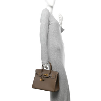HERMES Epsom BIRKIN 30 Etoupe