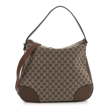 GUCCI Soft GG Monogram Large Margaux Hobo Brown