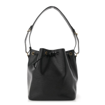 LOUIS VUITTON Epi Petit Noe Black