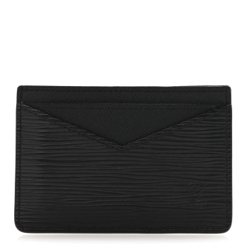 LOUIS VUITTON Epi Neo Porte-Cartes Card Holder Black
