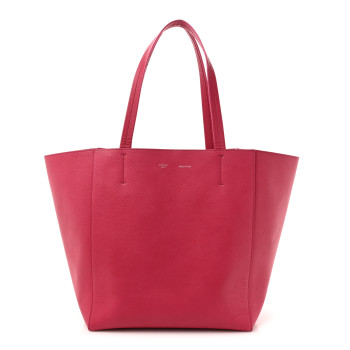 CELINE Grained Calfskin Medium Horizontal Cabas Phantom Pink