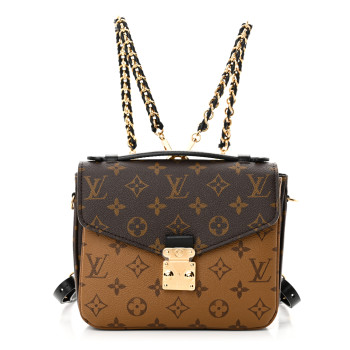 LOUIS VUITTON Reverse Monogram Pochette Metis Backpack