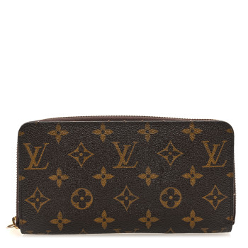 LOUIS VUITTON Monogram Zippy Wallet