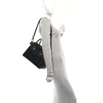 GIVENCHY Shiny Lord Calfskin Small Antigona Black