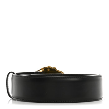 VERSACE Calfskin 4cm La Medusa Belt 80 32 Black