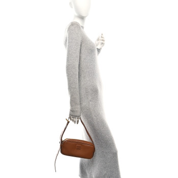 MIU MIU Soft Calf Softy Shoulder Bag Cognac