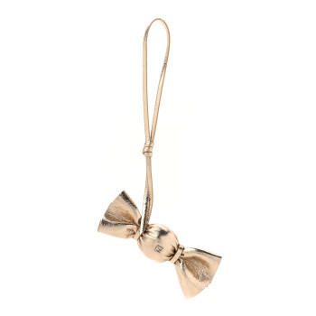 FENDI Rock Millenium Laminato So Sweet Bag Charm Platino