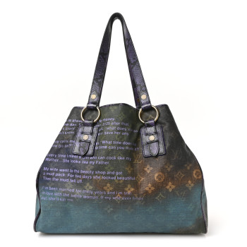 LOUIS VUITTON Richard Prince Heartbreak Jokes Tote