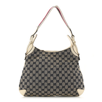 GUCCI Monogram Creole Hobo Ivory