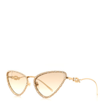 GUCCI Crystals Cat Eye Sunglasses GG1569S Gold