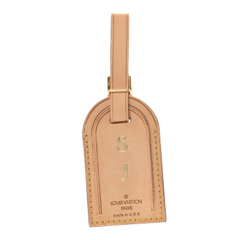 LOUIS VUITTON Vachetta Luggage Tag
