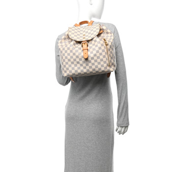 LOUIS VUITTON Damier Azur Sperone Backpack