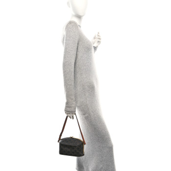 CELINE Triomphe Canvas Lunch Box Tan