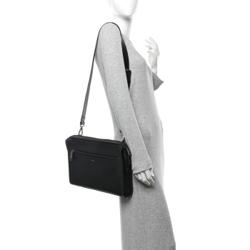 FENDI Vitello Grace Messenger Bag Black