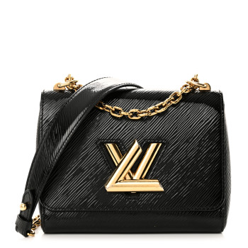 LOUIS VUITTON Electric Epi Twist Shoulder Bag PM Black