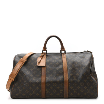 LOUIS VUITTON Monogram Keepall Bandouliere 50
