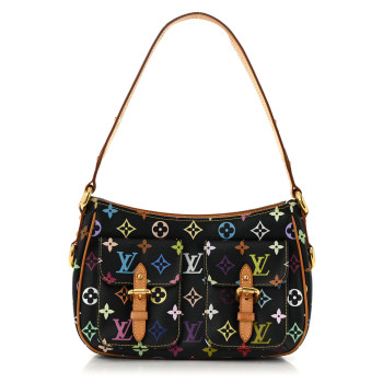 LOUIS VUITTON Monogram Multicolor Lodge PM Black