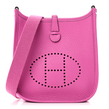 HERMES Taurillon Clemence Evelyne TPM Magnolia