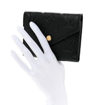 LOUIS VUITTON Empreinte Zoe Wallet Black