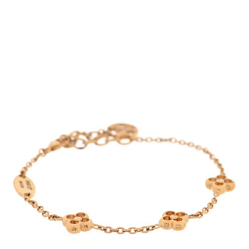 LOUIS VUITTON Brass Flower Full Bracelet Gold