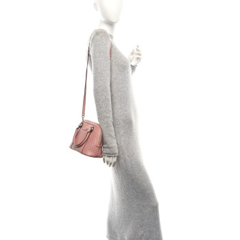 GUCCI Microguccissima Mini Dome Bag Soft Pink