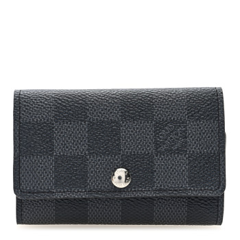 LOUIS VUITTON Damier Graphite Multicles 6 Key Holder