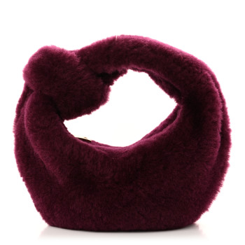 BOTTEGA VENETA Shearling Lambskin Mini Jodie Mystic