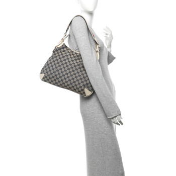GUCCI Monogram Creole Hobo Ivory