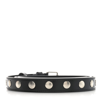 GUCCI Calfskin Slim Studded Belt 95 38 Black