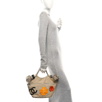 CHANEL Canvas Cruise Rope Cabas Tote