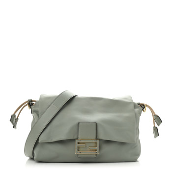 FENDI Nappa Medium Mamma Baguette Matcha Green