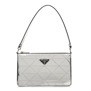日本入手困難品◆PRADA◆ QUILTING SILVER LOGO MINI CHAIN BAG 日本入手困難品◇PRADA◇ QUILTING SILVER LOGO MINI CHAIN BAG