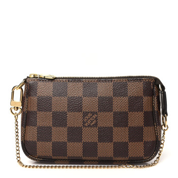 LOUIS VUITTON Damier Ebene Mini Pochette Accessories