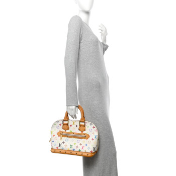 LOUIS VUITTON Monogram Multicolor Alma White LOUIS VUITTON Monogram Multicolor Alma White