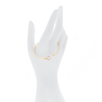 TIFFANY 18K Yellow Gold Keys Wire Bracelet
