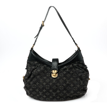 LOUIS VUITTON Denim Mahina XS Black