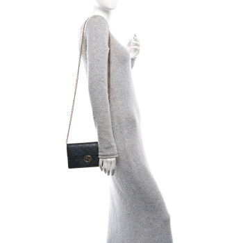 GUCCI Guccissima Icon Chain Wallet Black