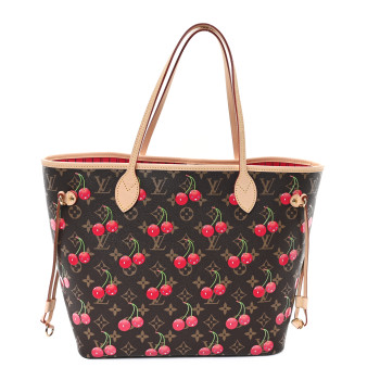 LOUIS VUITTON LV X TM Monogram Cerises Neverfull MM