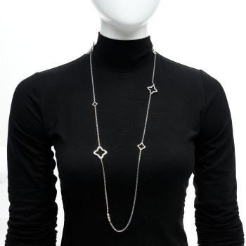 DAVID YURMAN Sterling Silver 25mm Quatrefoil Chain Necklace