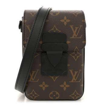 LOUIS VUITTON Monogram S Lock Vertical Wearable Wallet