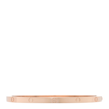 CARTIER 18K Pink Gold Small LOVE Bracelet 17