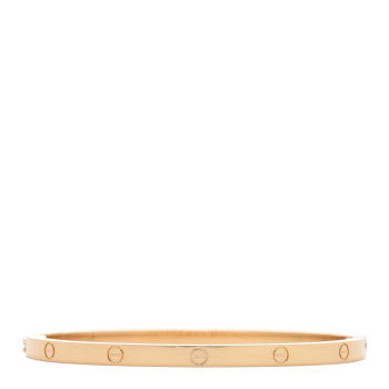 CARTIER 18K Yellow Gold Small LOVE Bracelet 16
