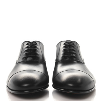 CHANEL Smooth Calfskin Mens Loafers 46 Black
