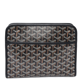GOYARD Goyardine Jouvence MM Toiletry Pouch Black