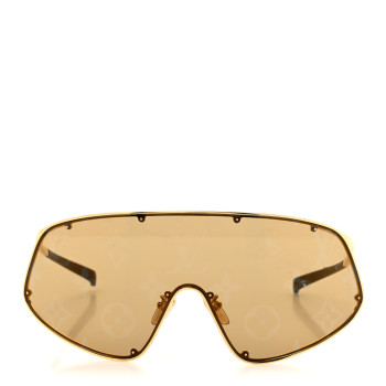 LOUIS VUITTON Metal LV Golden Mask Sunglasses Z1649U Gold